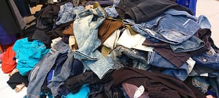Branded second hand clothing